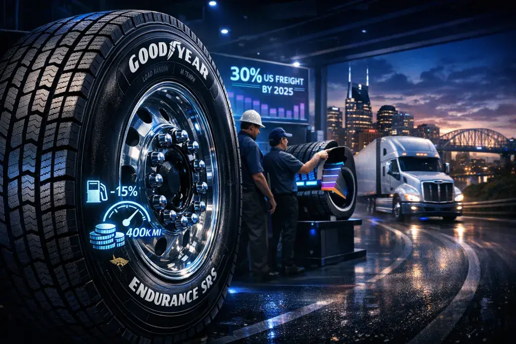 Goodyear Launches Endurance SRS Steer Tire for Blurring Super-Regional Trucking Duties