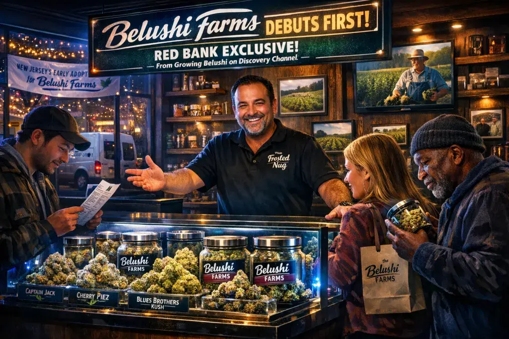 The Frosted Nug Debuts Belushi Farms, Red Bank’s First Craft Cannabis Celebrity Line