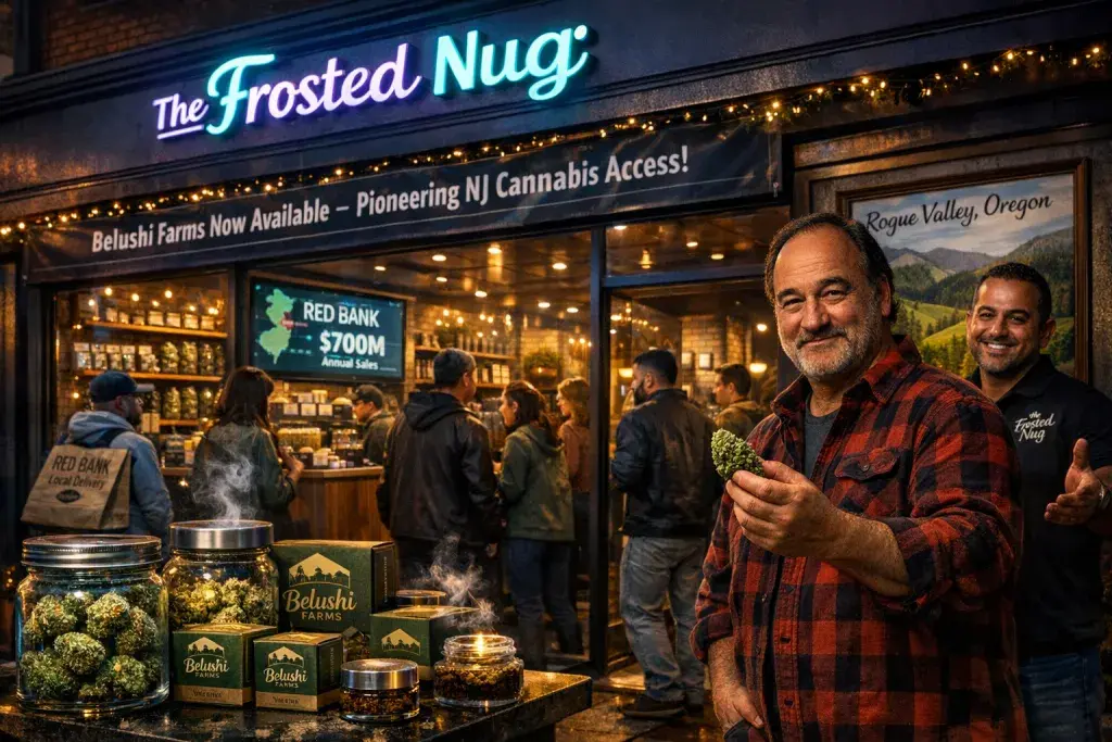 The Frosted Nug Launches Belushi Farms in Red Bank, Pioneering New Jersey Cannabis Access