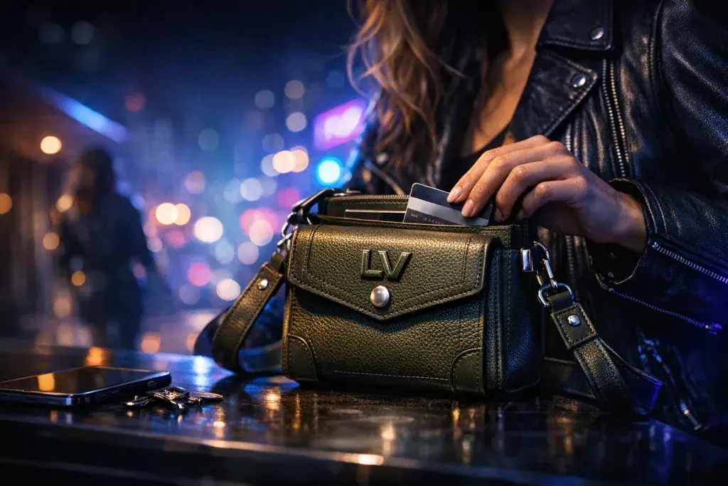 Military Green Mini Bag Blends Luxury Craftsmanship with Practical Design