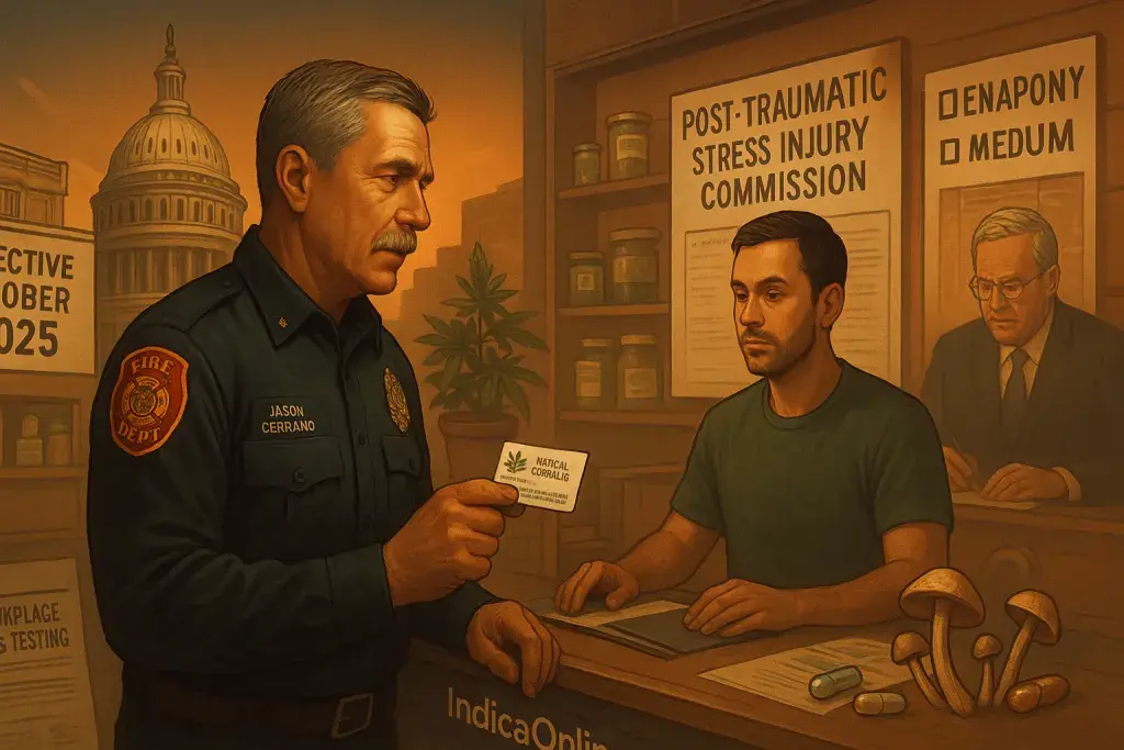 States Push Medical Cannabis and Psychedelic Therapy Into First Responder PTSD Policy