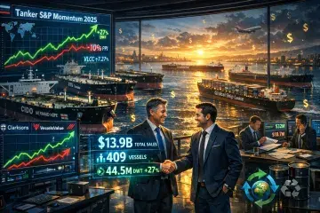 Tanker S&P Activity Surges 27% by Volume in 2025